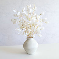 White Flower Ceramic Pot 63cm