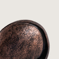 Abstract Bronze Moon Sculpture
