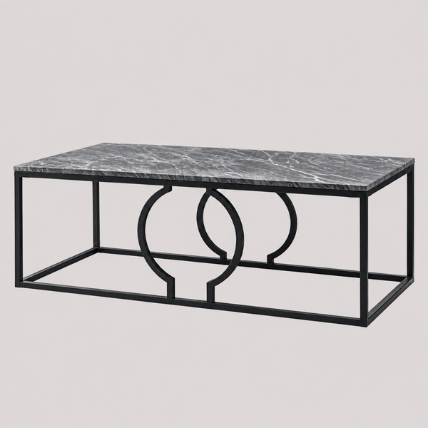 Alora Black Metal Coffee Table