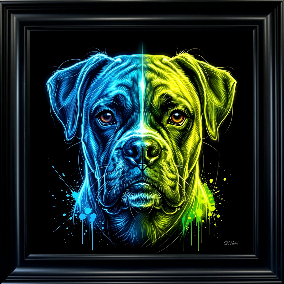 Boxer - Framed Animal Wall Art