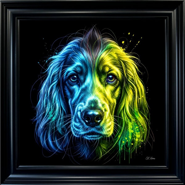 Spaniel - Framed Animal Wall Art