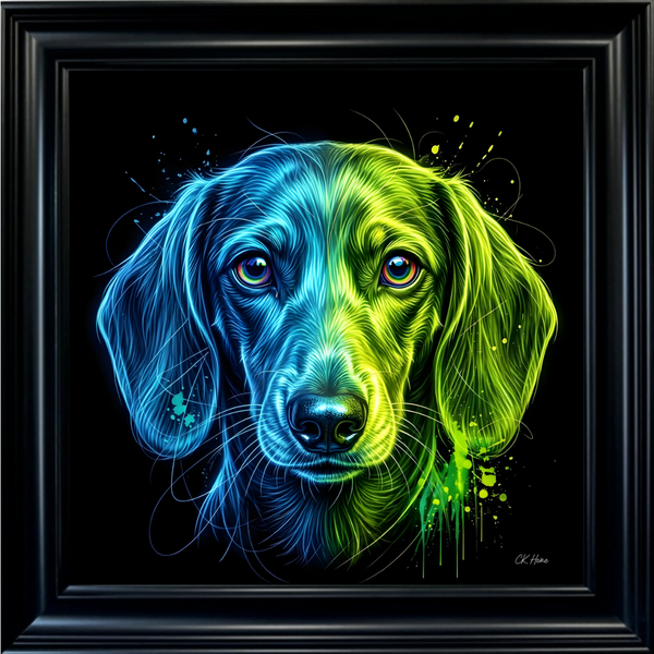 Dachshund - Framed Animal Wall Art