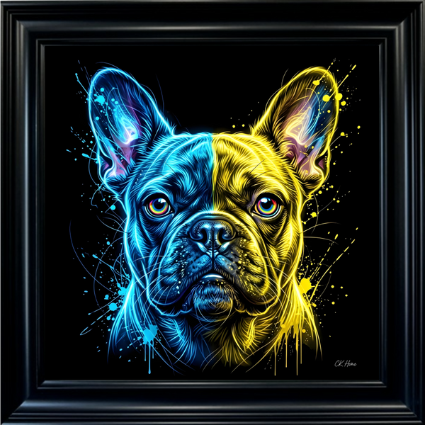French Bulldog - Framed Animal Wall Art
