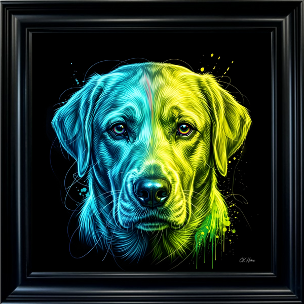 Labrador - Framed Animal Wall Art