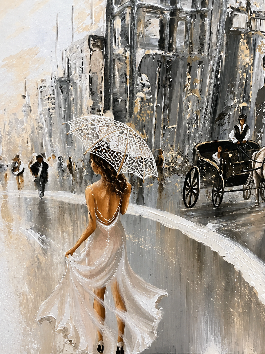 Gentle Breeze in London - Framed Wall Art