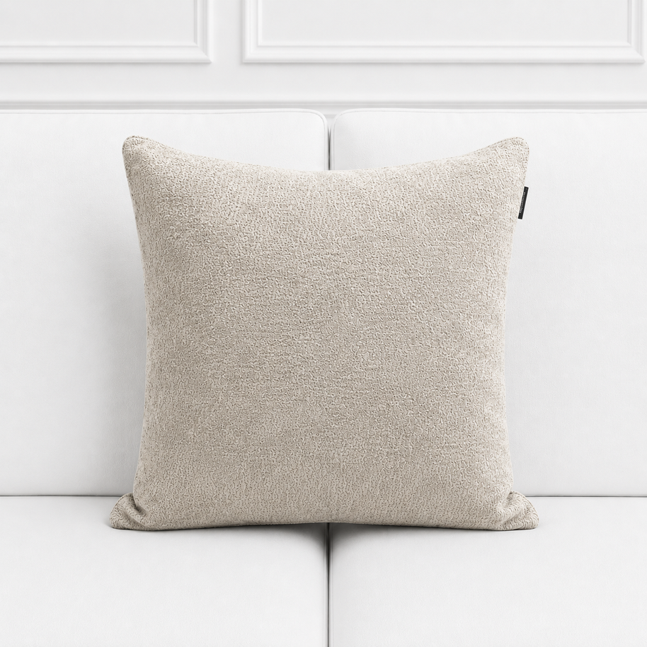 Soft Grey Geo Cushion