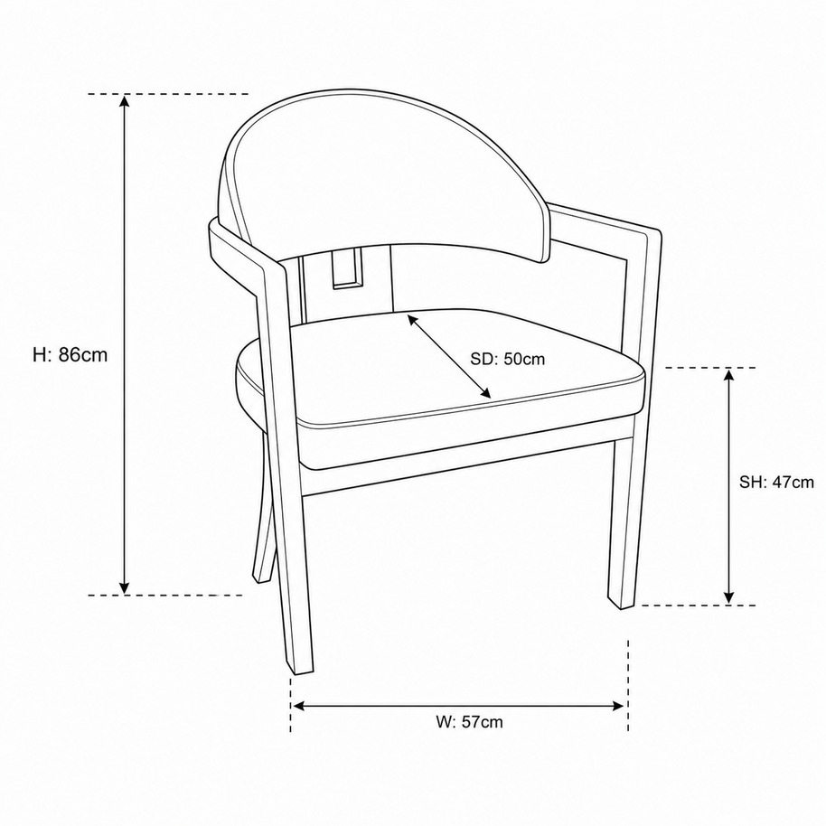 Solar T Dining Chair