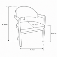 Solar T Dining Chair