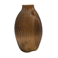 Amber Swirl Vase