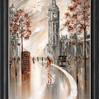 Gentle Breeze in London - Framed Wall Art
