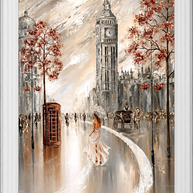 Gentle Breeze in London - Framed Wall Art