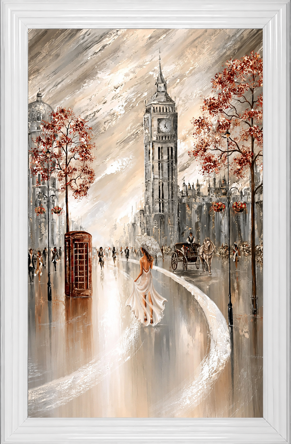 Gentle Breeze in London - Framed Wall Art