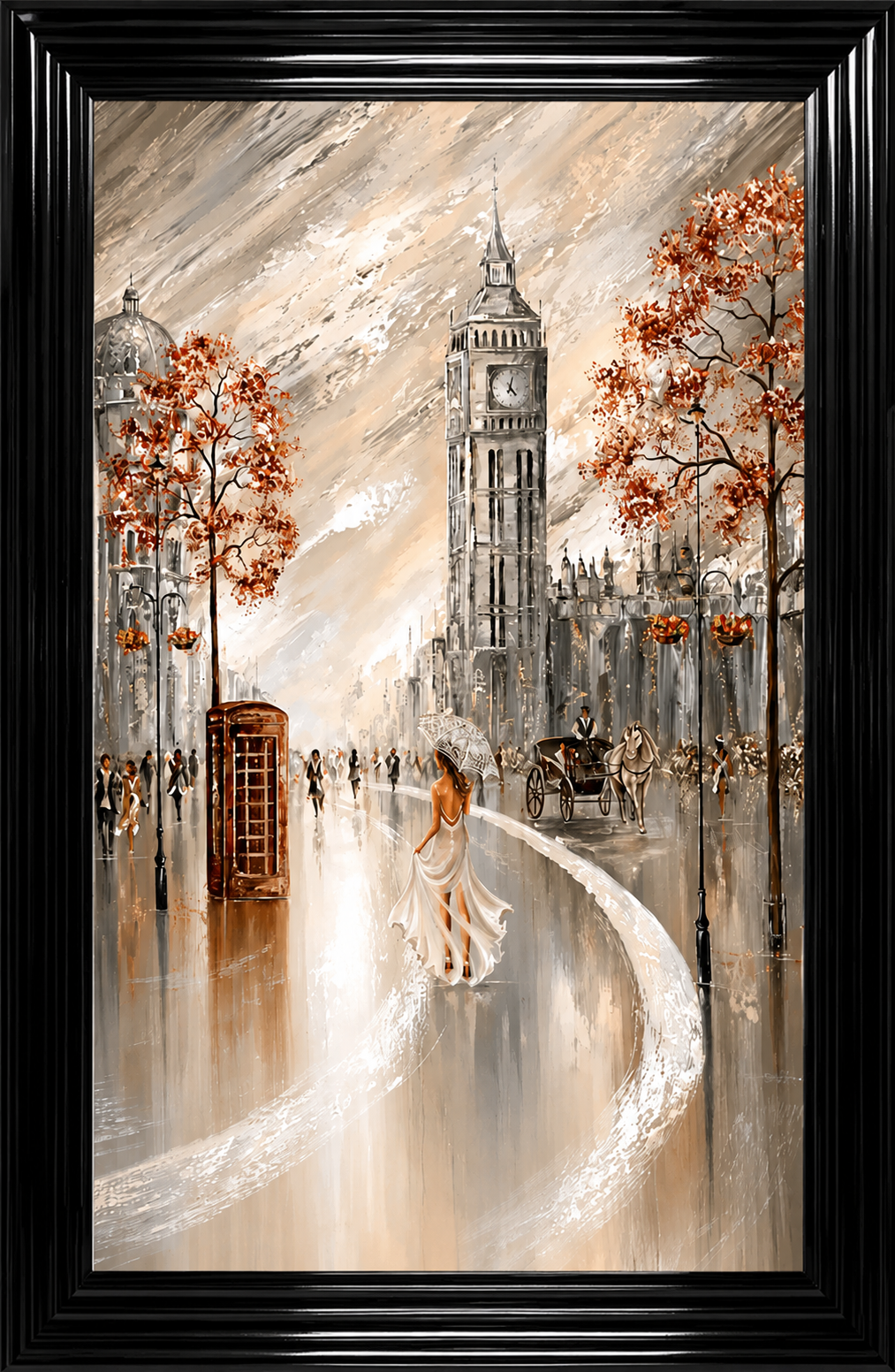 Gentle Breeze in London - Framed Wall Art