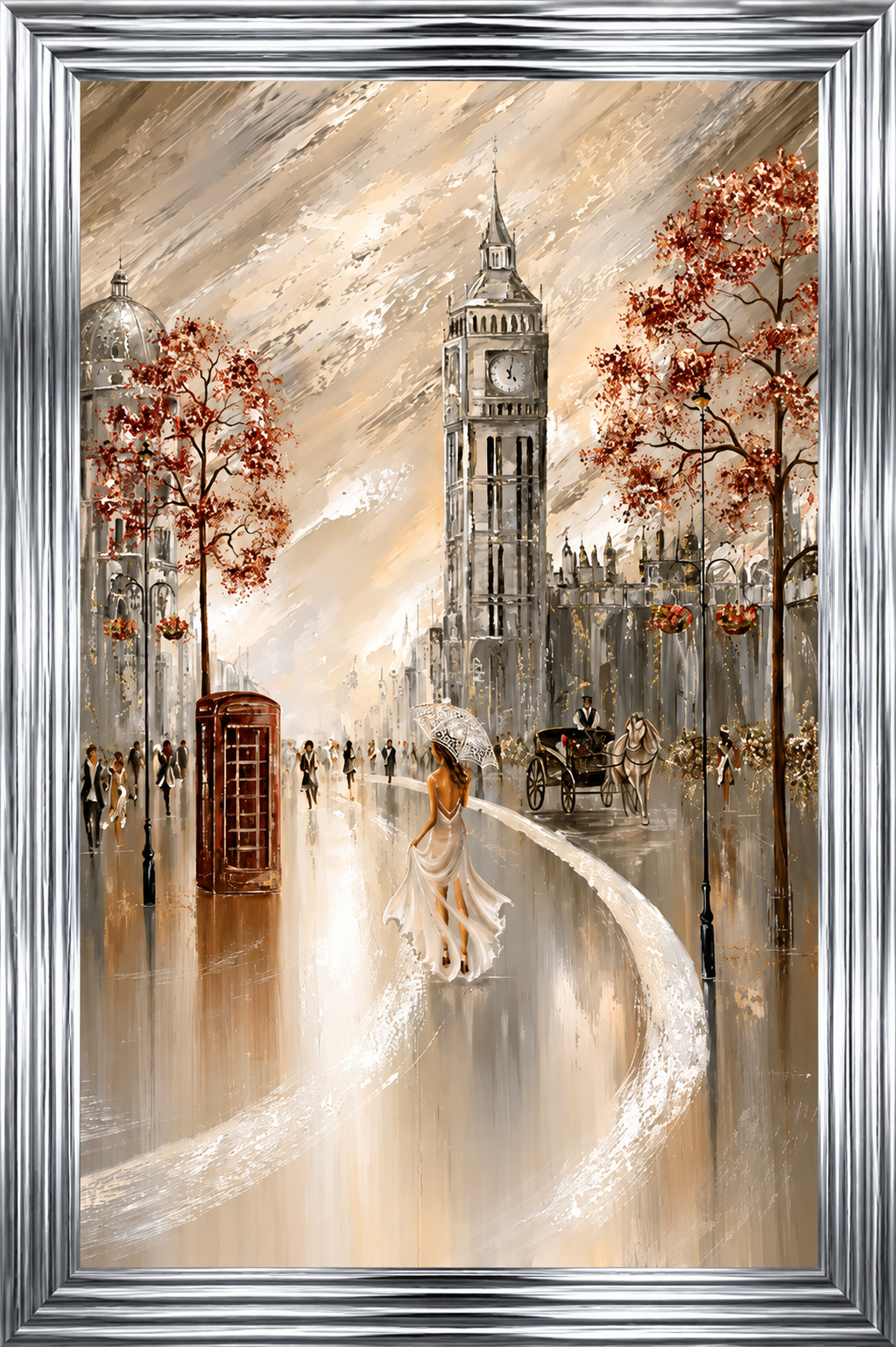 Gentle Breeze in London - Framed Wall Art