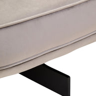 Hale Grey Velvet Swivel Chair