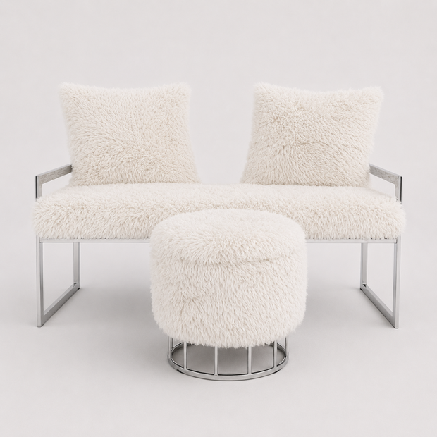 Mika Bench & Set of 2 Cushions