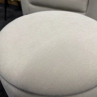 Tub Chair & Footstool - Flow Cream