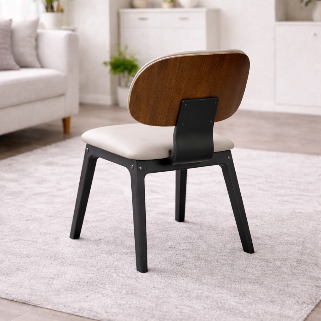 Walnut Extendable Dining Set - 4 Chairs