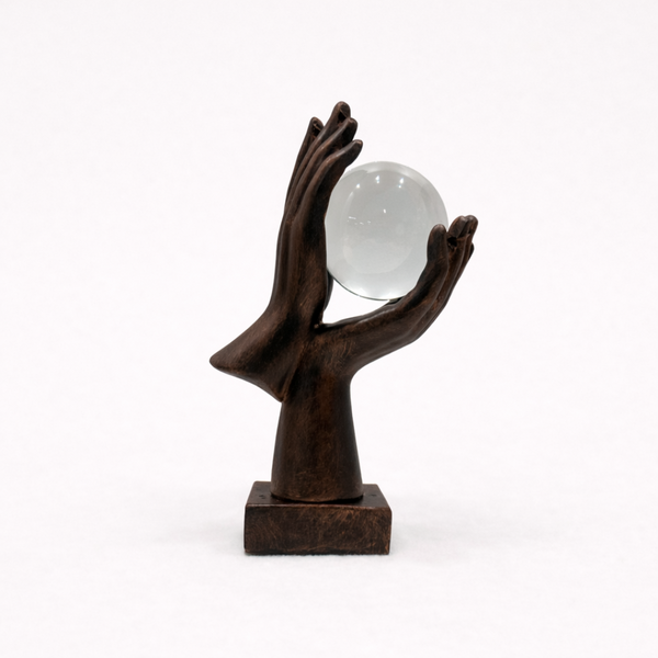 Bronze Crystal Sphere Holder