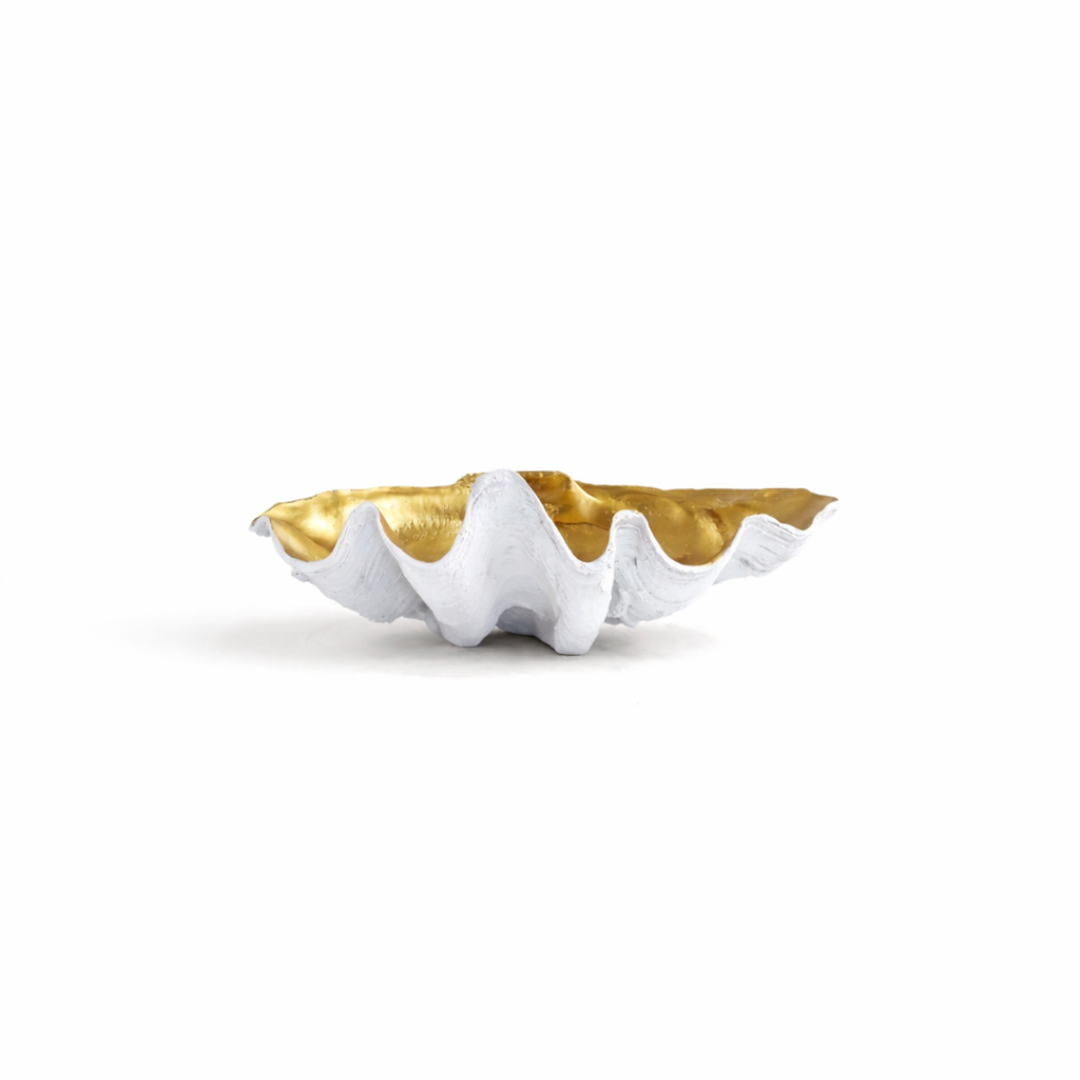 66cm Large White Clam Bowl