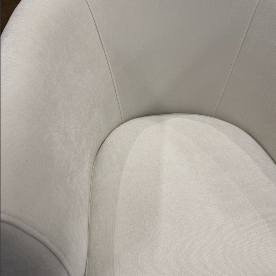 Tub Chair & Footstool - Flow Cream