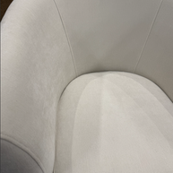 Tub Chair & Footstool - Flow Cream