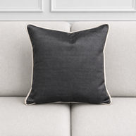 Vogue Cushion with White Piping