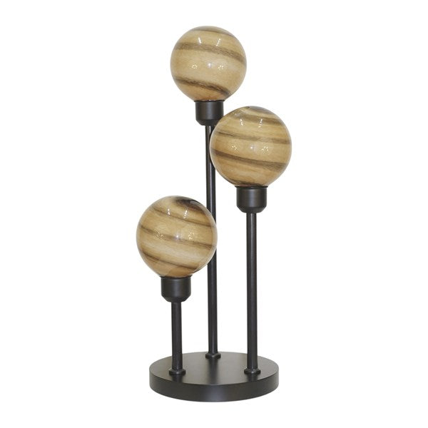 Brown Swirl Table Lamp