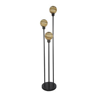 Brown Swirl Floor Lamp