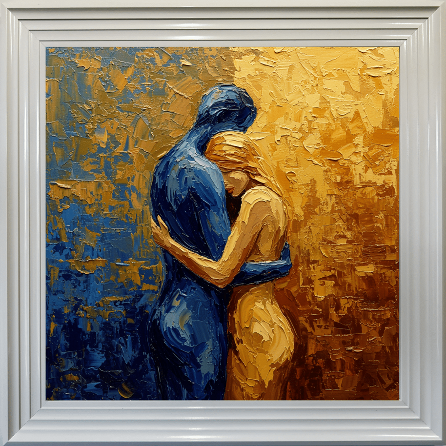 The Hug - Abstract Wall Art