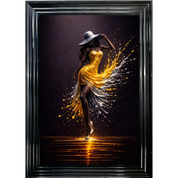 Verdant Flash Lady - Framed Wall Art