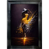 Verdant Flash Lady - Framed Wall Art