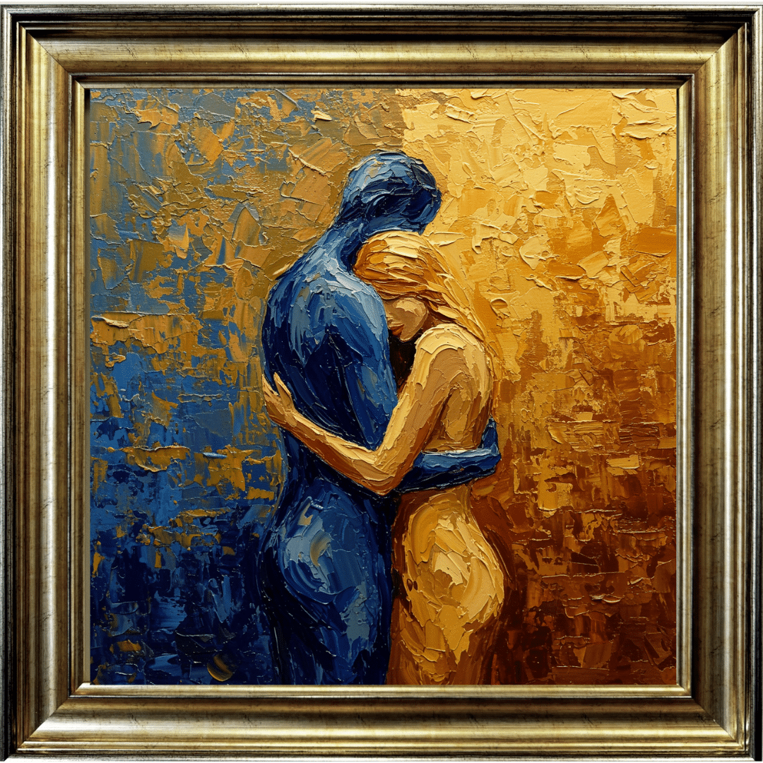 The Hug - Abstract Wall Art