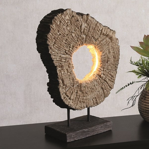 Wood Effect LED Lamp