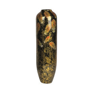 Gold Leaf Tall Narrow Vase