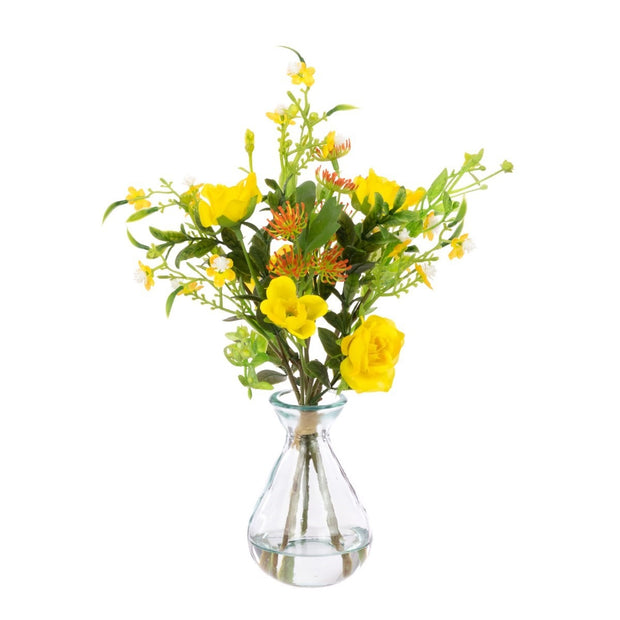 Rose Mix in Mini Recycled Vase