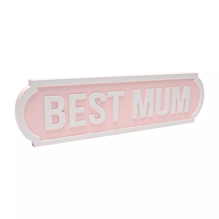 Best Mum Plaque