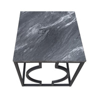 Alora Black Metal End Table