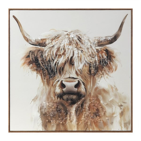 Crystal Art Highland Cow
