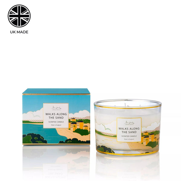 The London Wax Company Walks Along The Sand 3 Wick Candle 369g