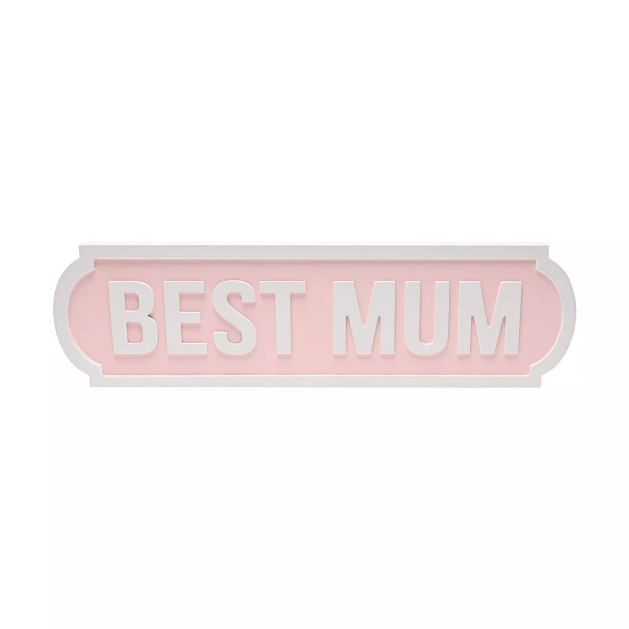 Best Mum Plaque