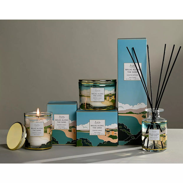 The London Wax Company Walks Along The Sand 3 Wick Candle 369g