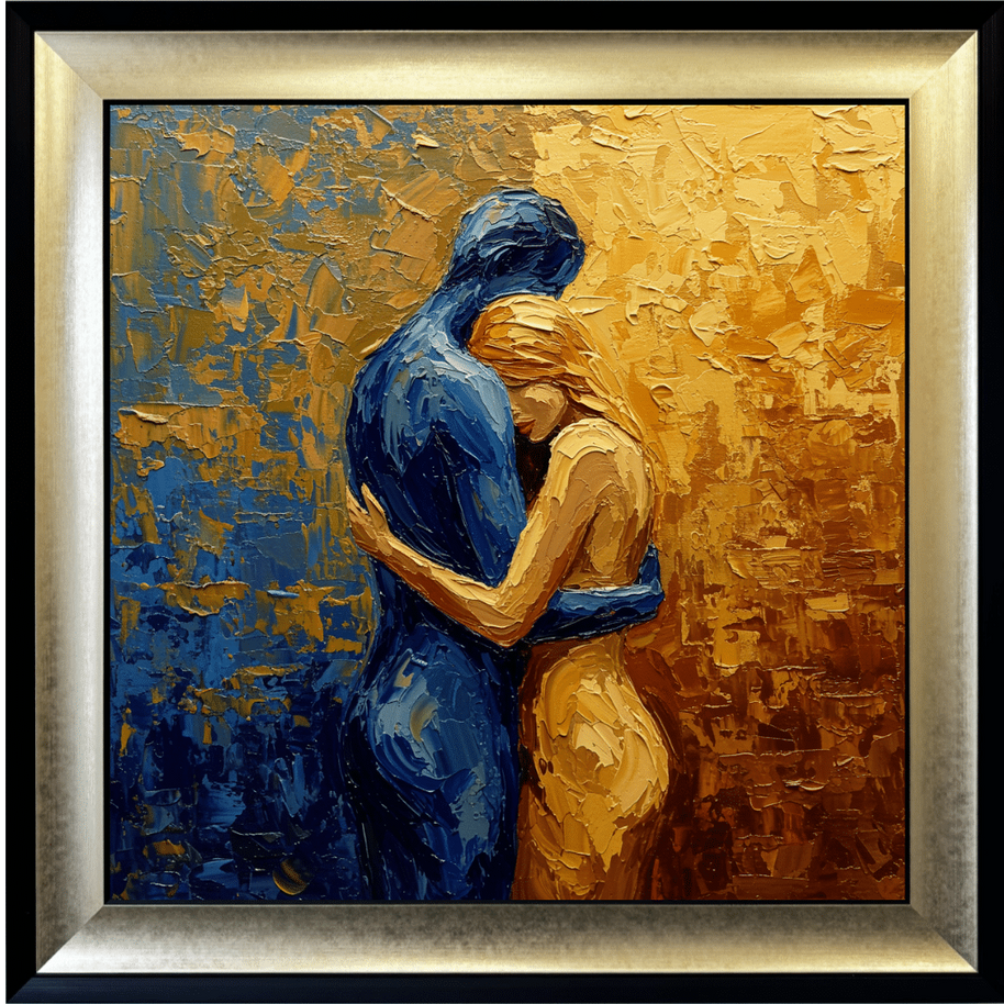 The Hug - Abstract Wall Art