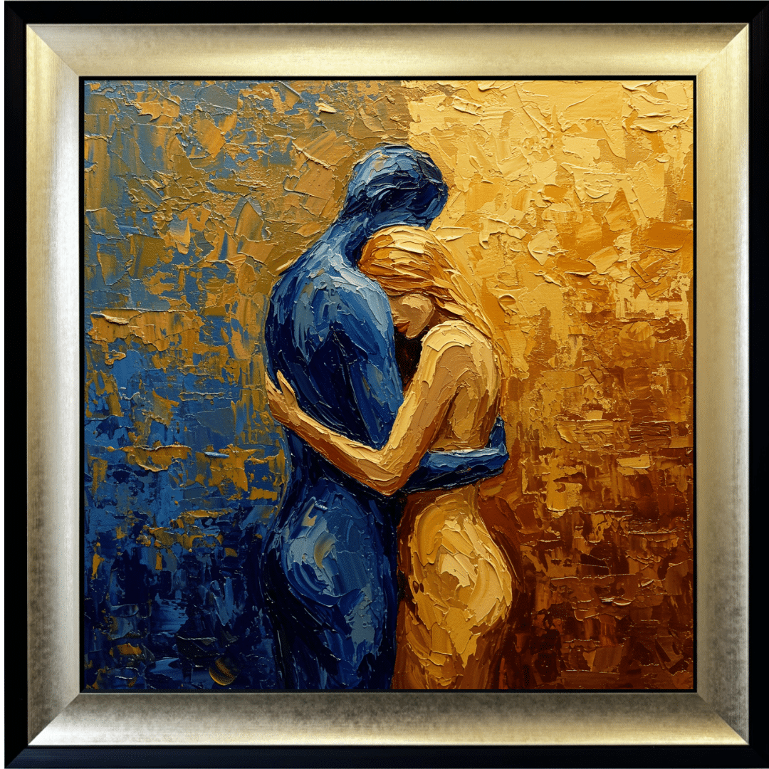 The Hug - Abstract Wall Art