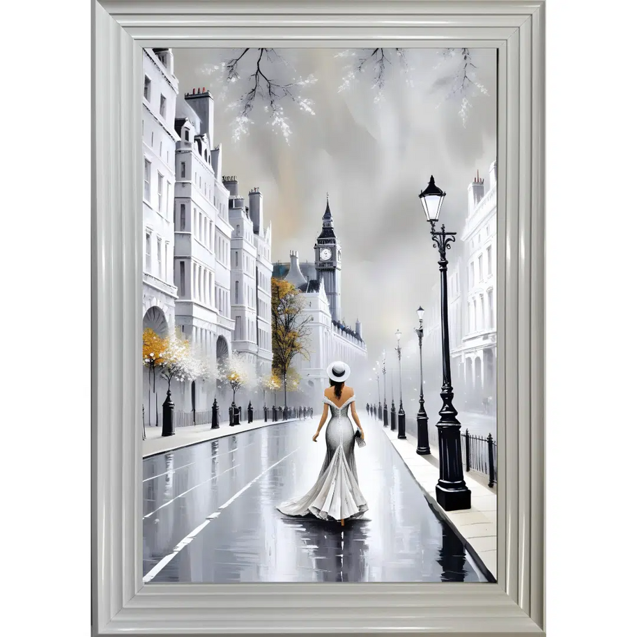 Fashionably Late - Framed Wall Art