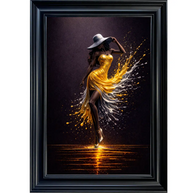 Verdant Flash Lady - Framed Wall Art