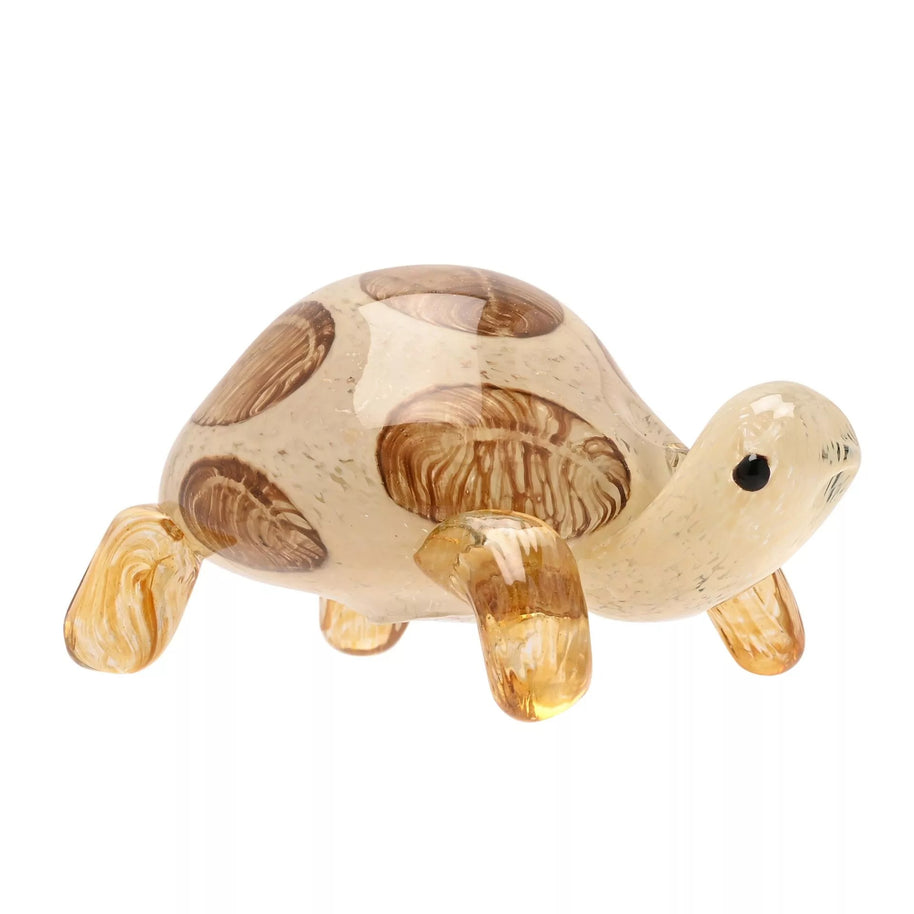 Objets d'art Glass Figurine - Tortoise