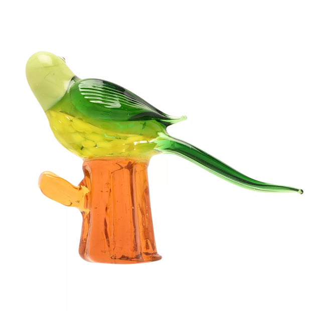 Objets d'art Glass Miniature Figurine - Polly Parrot