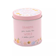 Love Life Tin Candle 8cm x 7.5cm - Grandma