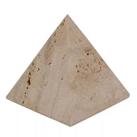 Hestia Travertine Pyramid - 10cm